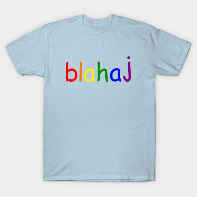 Blahaj - Pride Flag Colours T-Shirt by MonkeyButlerDesigns